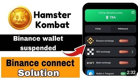 Hamster Kombat Wallet Connection Problem Solved | Hamster Binance Processing Problem |