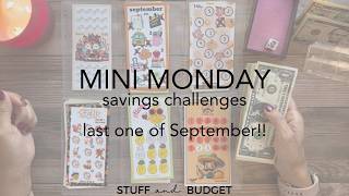 Mini Monday Savings Challenges
