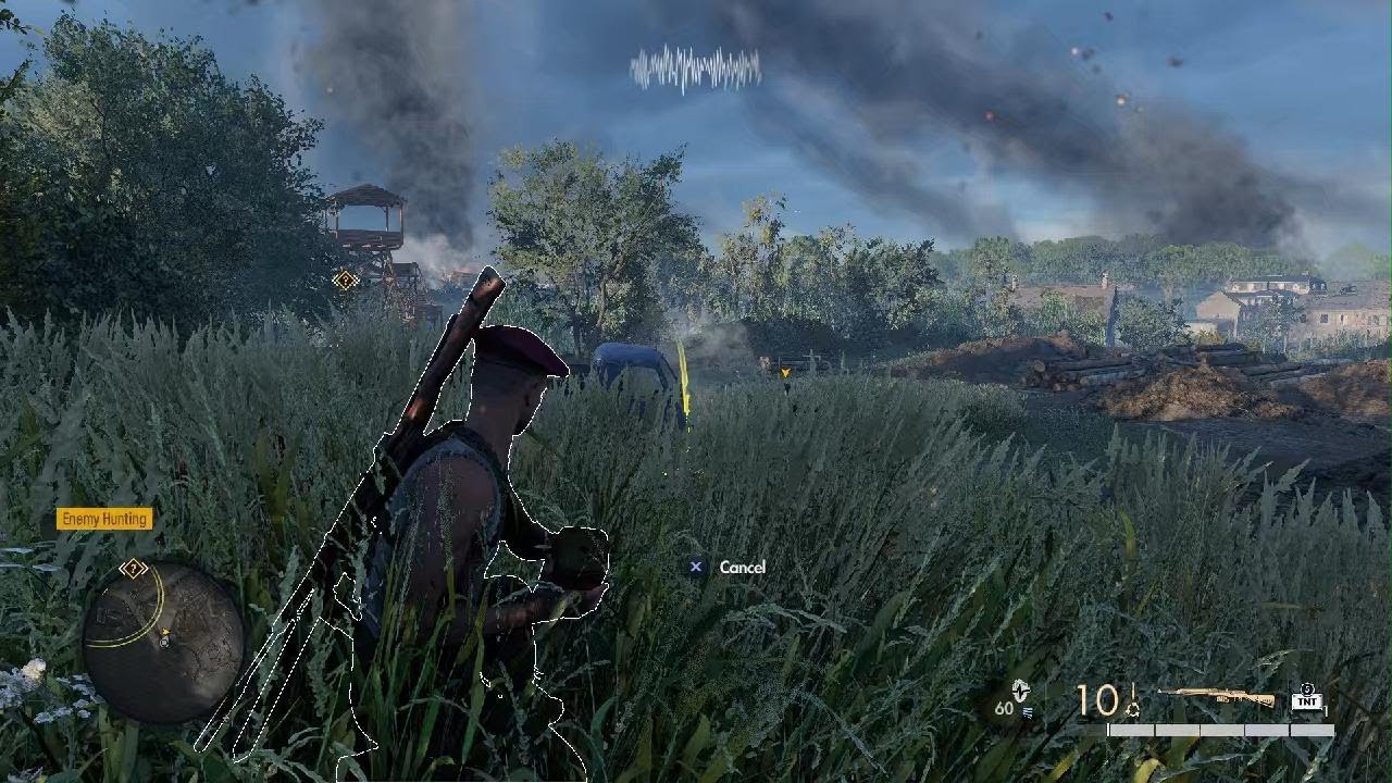 Sniper Elite 5 TNT soldier + truck exploding