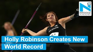 Cwg 2018 Holly Robinson Breaks World Record In The F46 Javelin Throw Nyoooz Tv