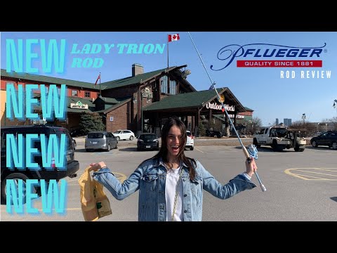 NEW Pflueger Lady Trion Fishing Rod And Reel Combo REVIEW