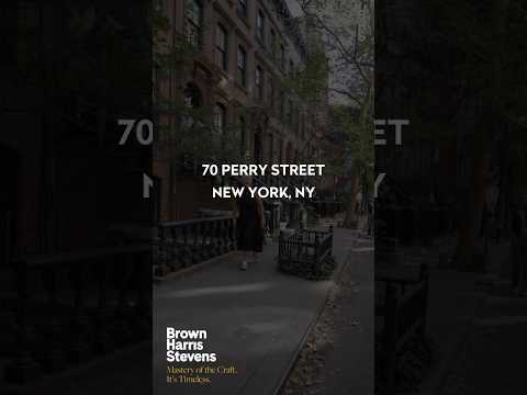 70 Perry Street, New York, NY home video tour