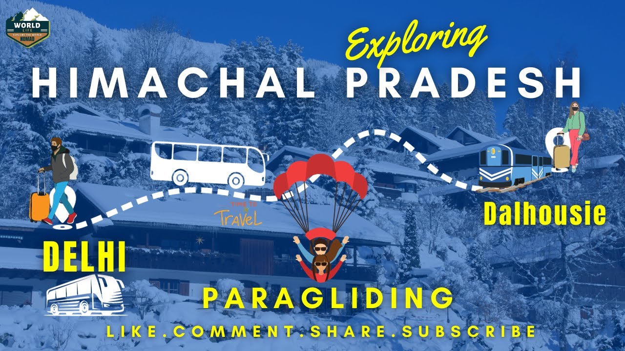 Delhi to Dalhousie Bus and train timings Himachal Pradesh khajjiar