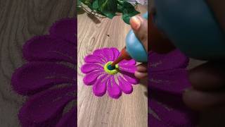 SimpleRangoli | Satisfying Rangoli |Easy Rangoli Tips and tricks |asmr#rangoli#satisfying#asmr#yarn
