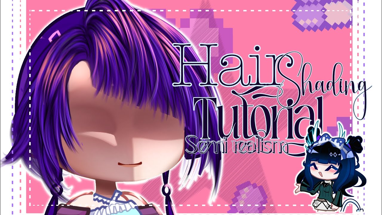 Hair shading tutorial || Gacha life / Gacha club - YouTube