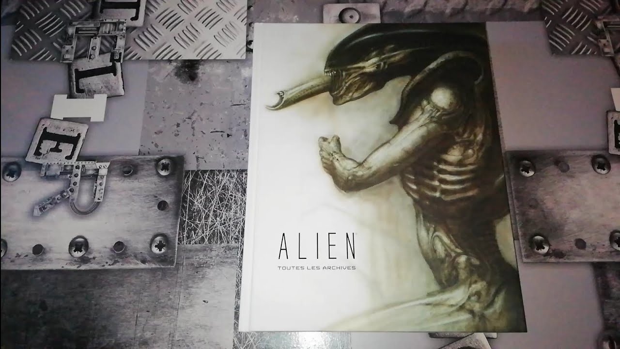 Artbook alien toutes les archives présentation du livre - YouTube