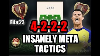 *Crazy* ? Why 4-2-2-2 Is Amazing at attacking in fifa 23 (4222 tactics)