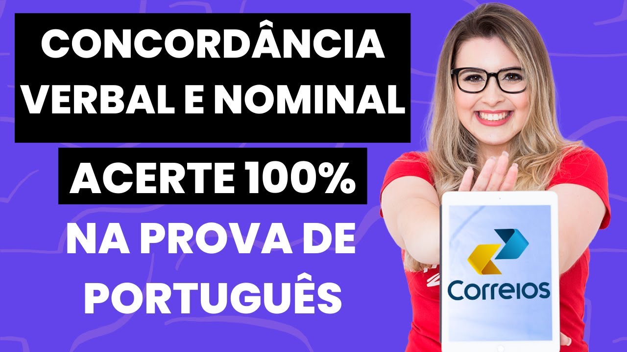 CONCORDÂNCIA VERBAL E NOMINAL (Gramática para Concursos) - Professora Pamba