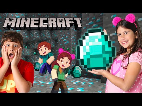 Minecraft - Ele voltou a jogar comigo - EP#04 - Maria Clara e JP Games 