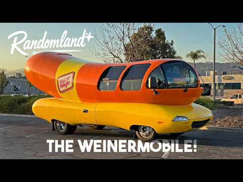 The Weinermobile! The Oscar Mayer Weinermobile near Route 66!