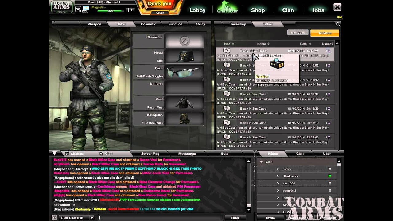 Combat Arms -Magnetin- Codename Raven For PERMANENT - YouTube