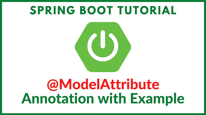 Spring @ModelAttribute Annotation with Example