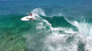 Taj Burrow, surfing Kasabu at Niyama Private Islands Maldives