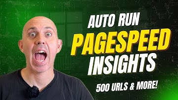 How to Run PageSpeed Insights Speed Test in Bulk