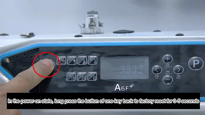A6F Introduciton of  Factory Reset
