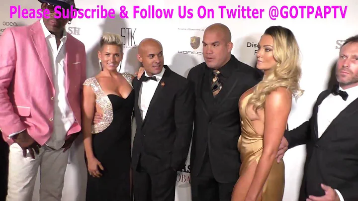 Dennis Rodman and Tito Ortiz at the Smash Global I...