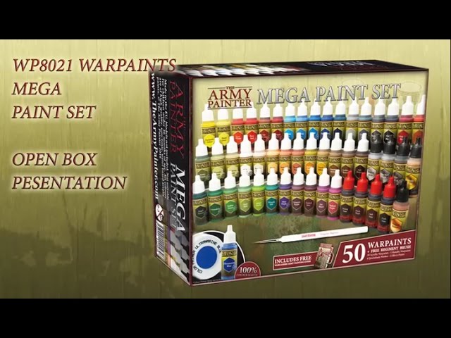 What is in The Mega Paint set? - unboxing 