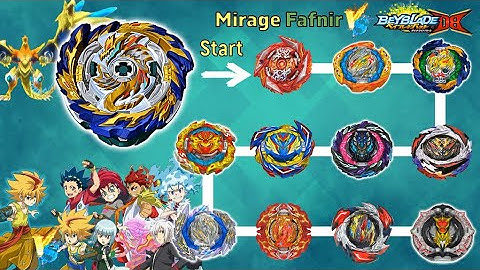 Beyblade Burst DB 【Mirage Fafnir VS ALL Season 6(DB)】 Marathon Battle 베이블레이드 버스트 DB ベイブレードバーストDB