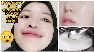 LANGSUNG PUTIH BERSINAR DALAM 1 KALI PEMAKAIAN!! CARA MEMUTIHKAN WAJAH DENGAN CEPAT!! TERAMPUH!!