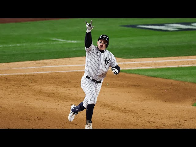 Harrison Bader's 5th homer of the postseason gives the Yankees the