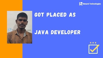 Besant Technologies Velachery Reviews | Ayyappan Got Placed | Marine engineering to Java Developer
