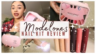 Modelones gel nail polish starter kit (Review + tutorial)