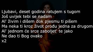 Ratujem s tugom - Nina Badrić (lyrics)