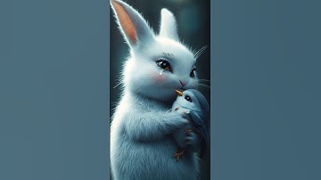 The rabbit has lost a friend:( #animals #sadstory #sad #pixar #3d