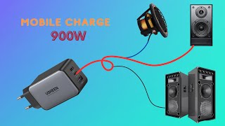 DIY Powerful Ultra Bass Amplifier From Mobile Charge, Simple circuit, No IC  | DIY Audio