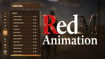 Advanced RedM Animation Menu | RDR2-Style Animation System for VORP/RSG & STANDALONE