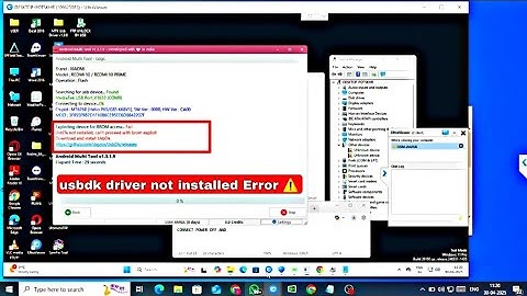 Usbdk Driver Not installed Error⚠️ Fix All Windows ✅