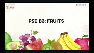 PSE B3 Lesson 8