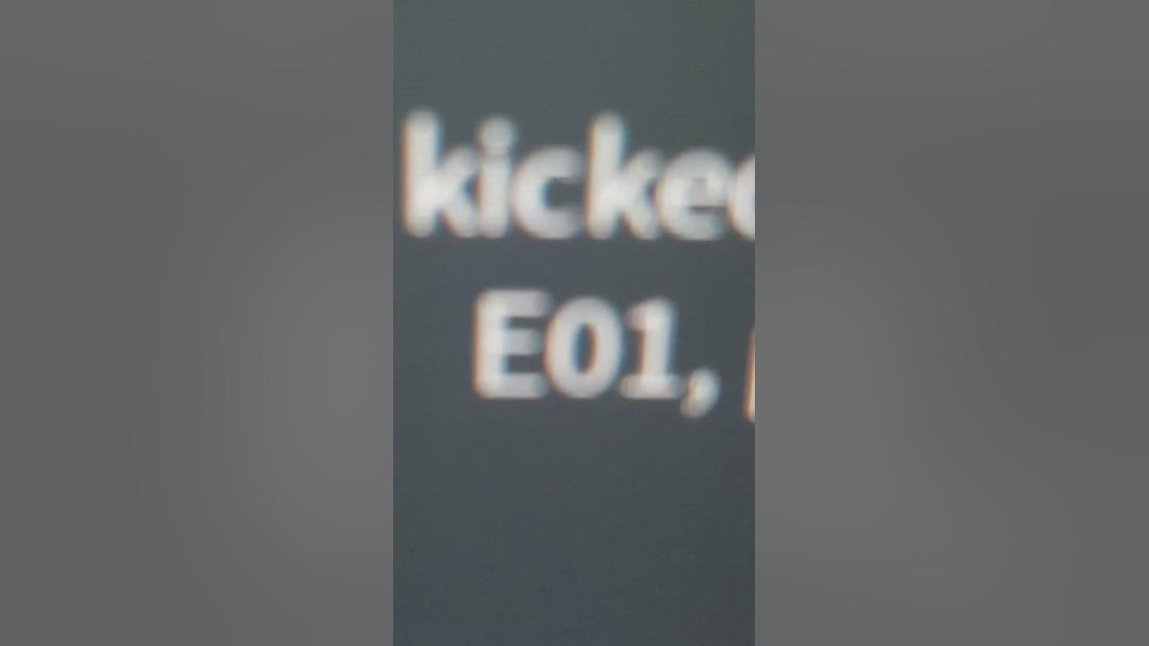 Unknown error code e01 youtube