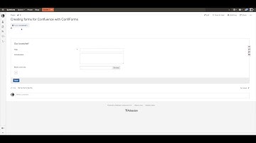 Creating forms in Confluence with ConfiForms