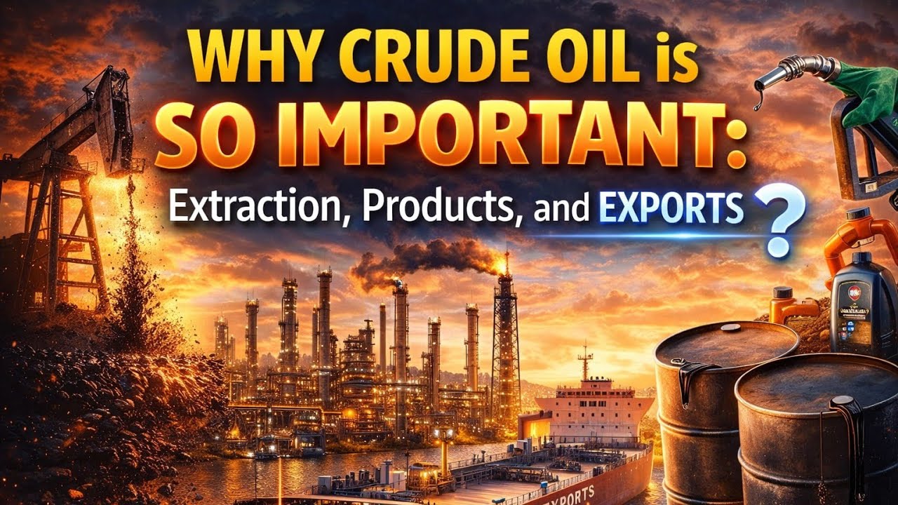 Why Crude Oil is So Important: Extraction, Products, and Exports