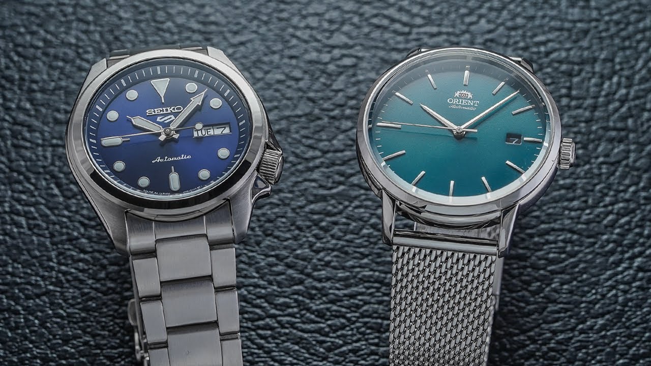 The Best Everyday Watches for $200 - Seiko SRPE53 vs Orient Maestro  (Affordable Automatics) - YouTube