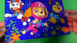 PAW Patrol 4 Wood Puzzles in One Box