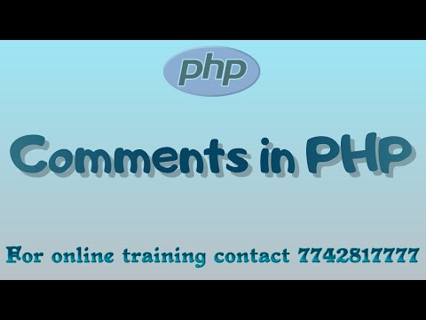 comments in php