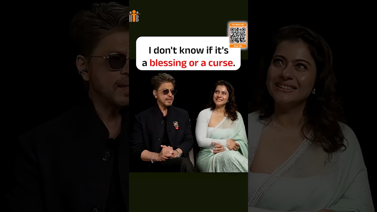 🔥 Watch Till End! “Blessing or a Curse” Meaning By Shah Rukh Khan  #shorts #ytshorts #learnenglish