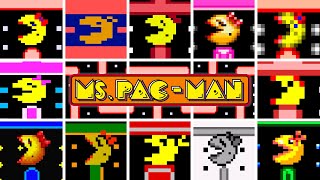 Ms. PacMan | Versions Comparison | Arcade, Atari consoles, VIC20, C64, MSDOS, Spectrum and more