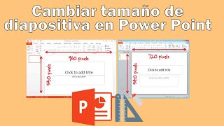 Cambiar tamaño de diapositiva Power point