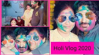 Holi Vlog 2020 ll Indian Festival Vlog ll Holi Special Vlog ll #holivlog