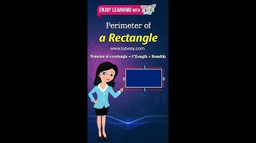 Perimeter of Rectangle | How To Find Area & Perimeter of Rectangle | Rectangle for Kids Math #shorts