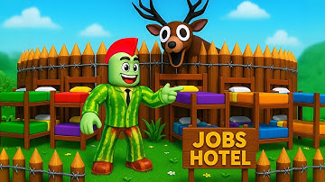 Job Bouwt Een Hotel In 99 Nachten In Het Bos... In Roblox!