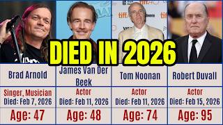 Famous Celebrities Who Died in 2026 — A Final Tribute