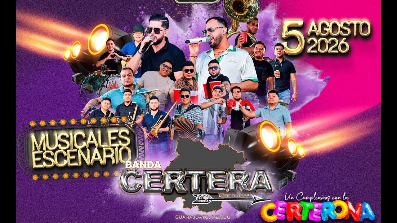 Banda Certera en el escenario de PREMIOS PURA BANDA 2026