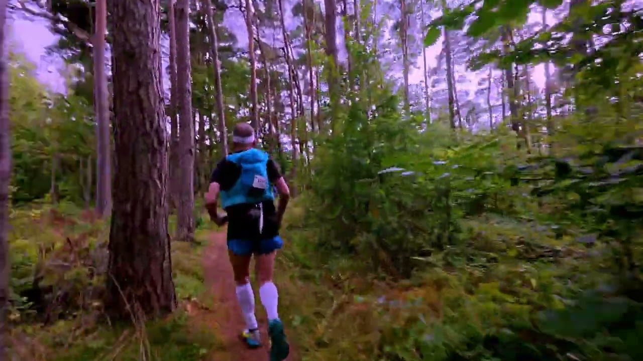 Treadmill trail running - Kärradal outside Varberg (with music)
