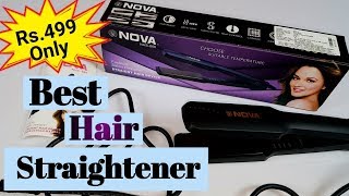 Cheap And Best Hair Straightener | Nova NHS 860 Professional Hair Straightener | Unboxing And Review