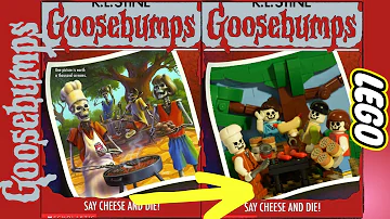 I turned 5 Goosebumps books into Lego