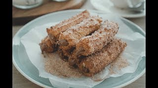 Nutella Stuffed Churros